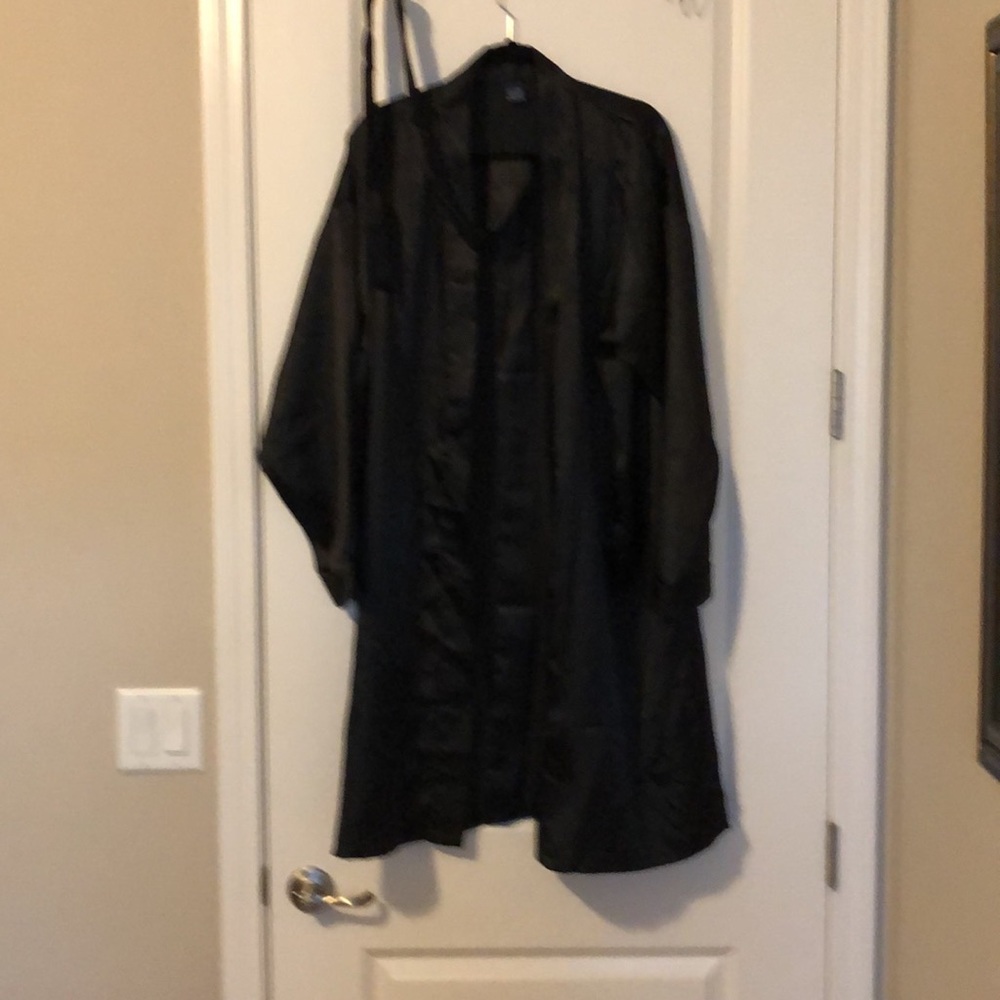 MENS STYLISH BLACK ROBE - Picture 3 of 10